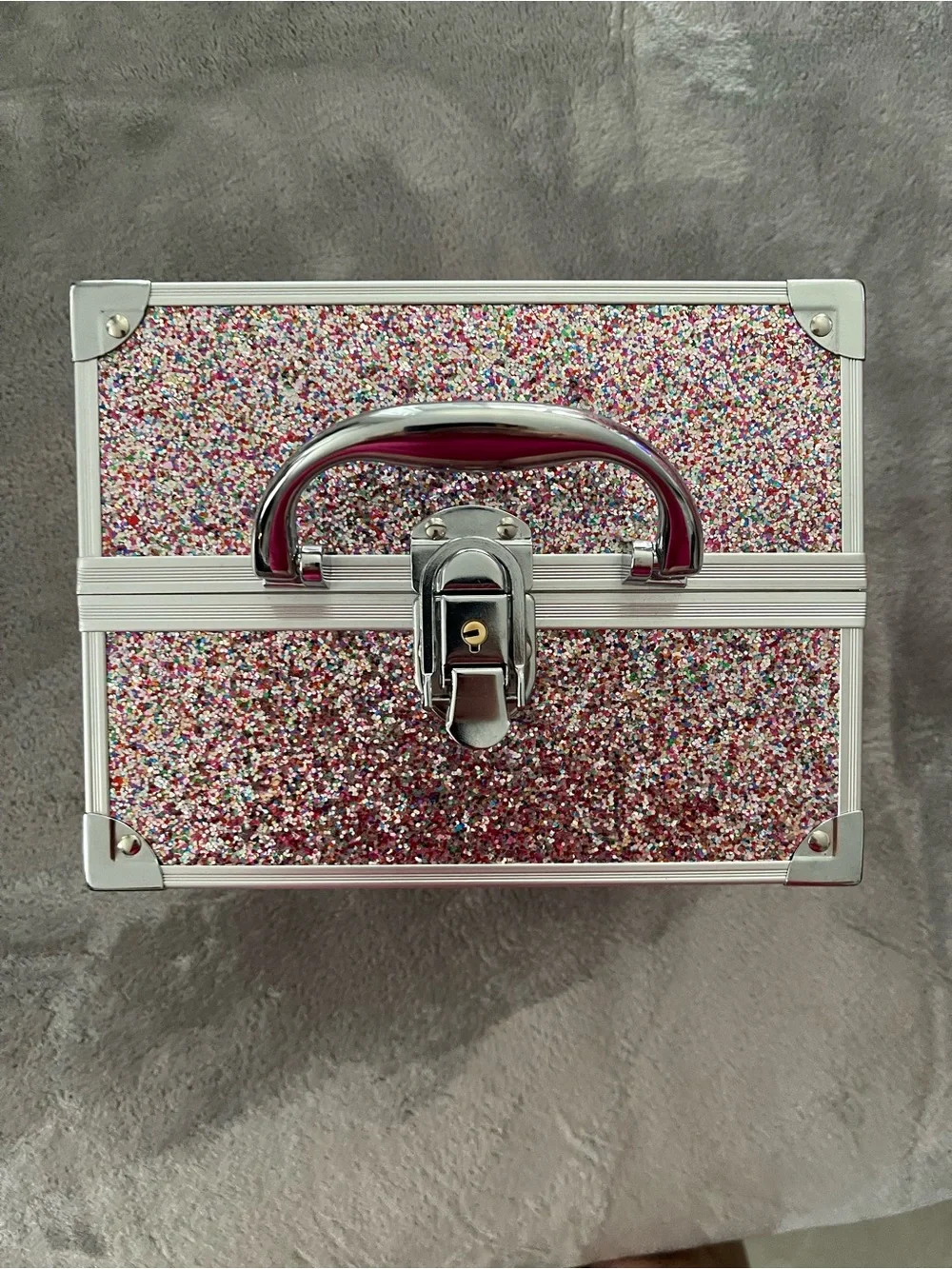 Caboodles Sparkle Multi-Color Makeup Train Case